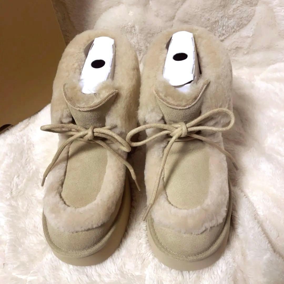 新品 UGG エスミーレースアップ Esmee Lace Up 24cm US7