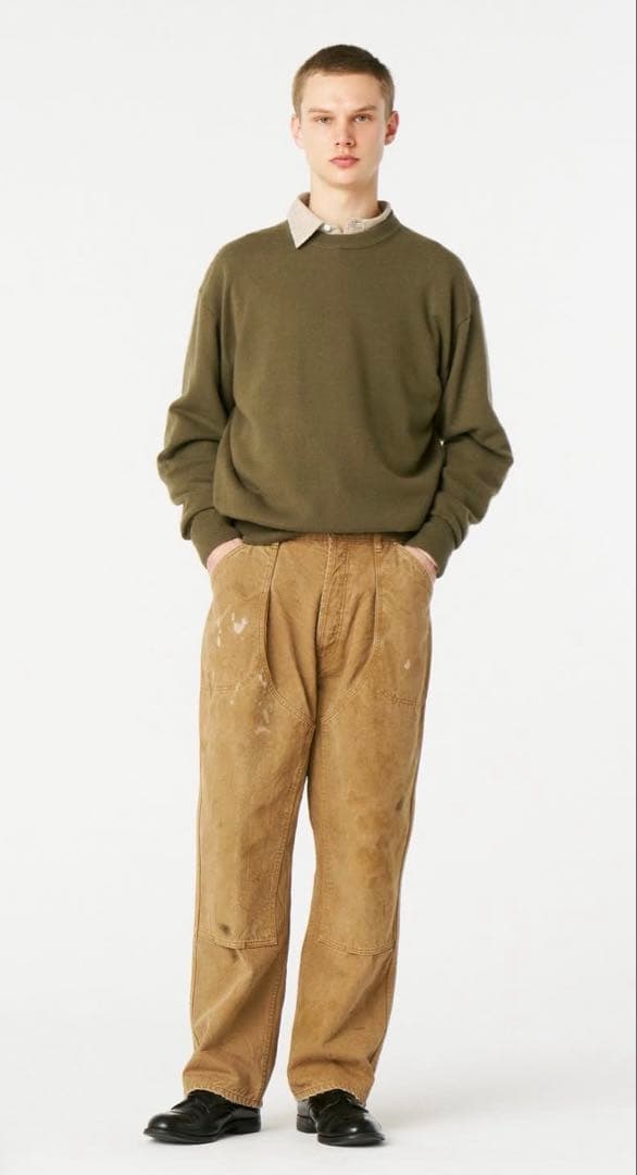 トップス HERILL Goldencash Pullover khaki/2