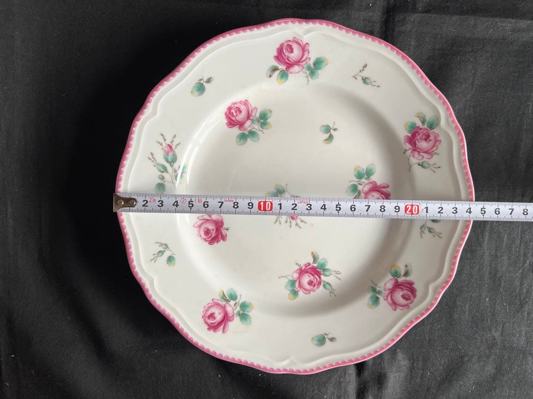 リチャードジノリ　アンティックローズ　プレート　24cm