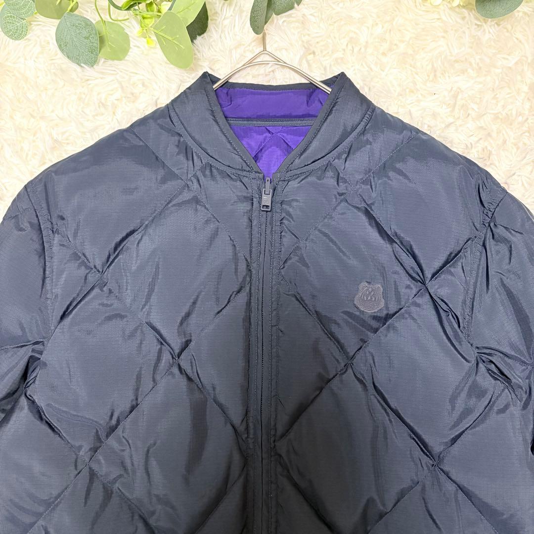 極美品★KENZO ケンゾー ダウンジャケット リバーシブル M相当 ネイビー