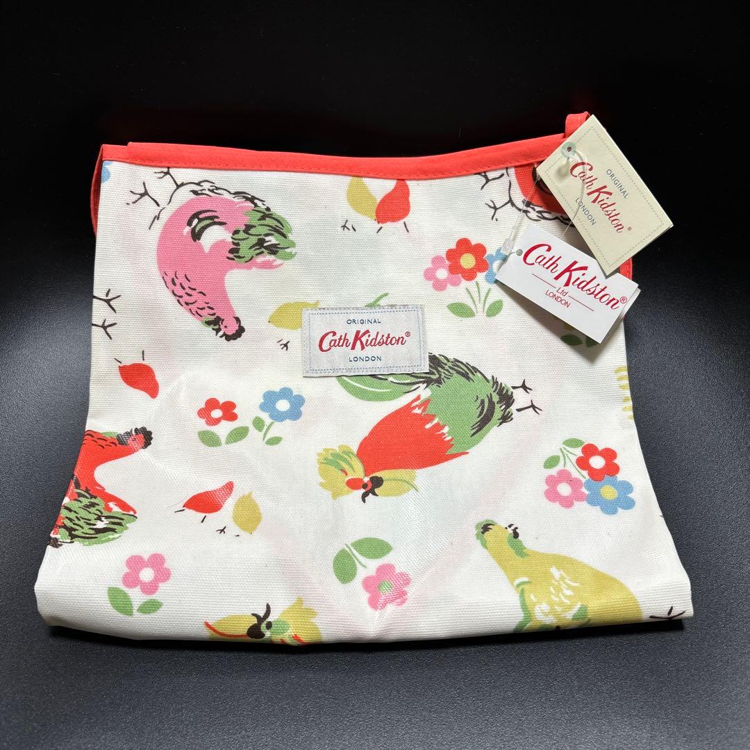 Cath Kidston エプロン 花と鳥ビニールコーティング★新品未使用★