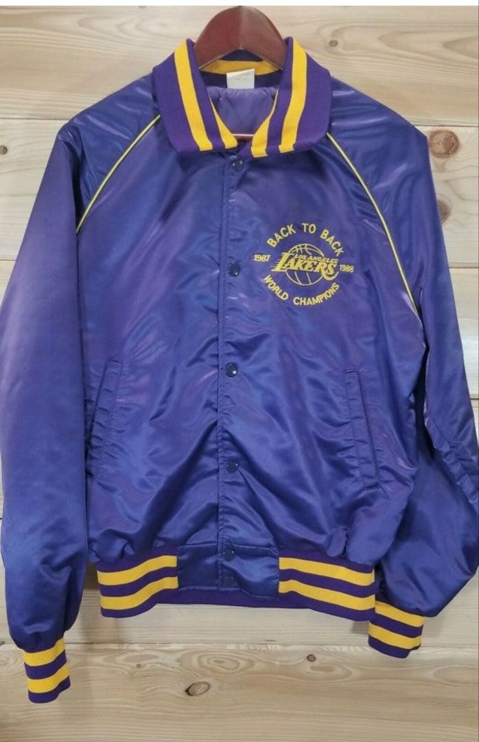 美品 80年代 レイカーズ スタジャン 矢沢永吉 キャロル