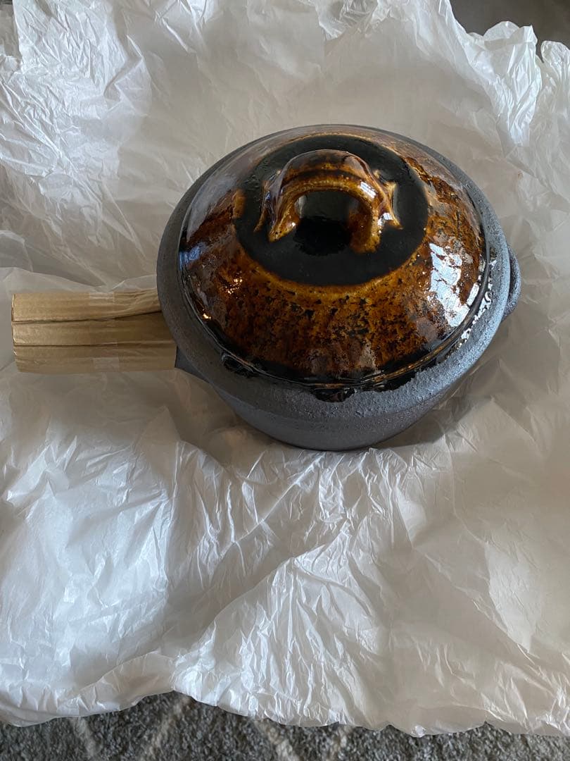 山本教行さん　蓋付き片手土鍋(大)