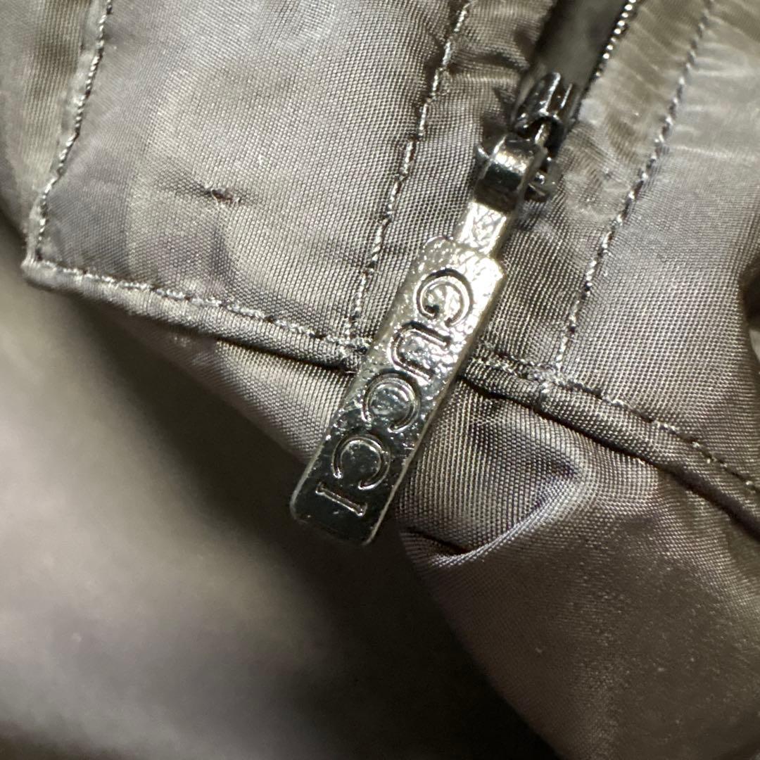 ラ*プ様 GUCCI ナイロンジャケット オレンジ/黒/黄色