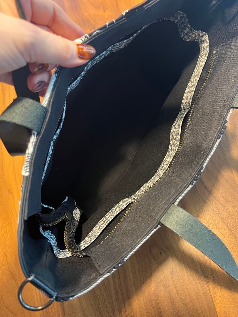 ミナペルホネン パッチワーク・タンバリン　トートバッグ