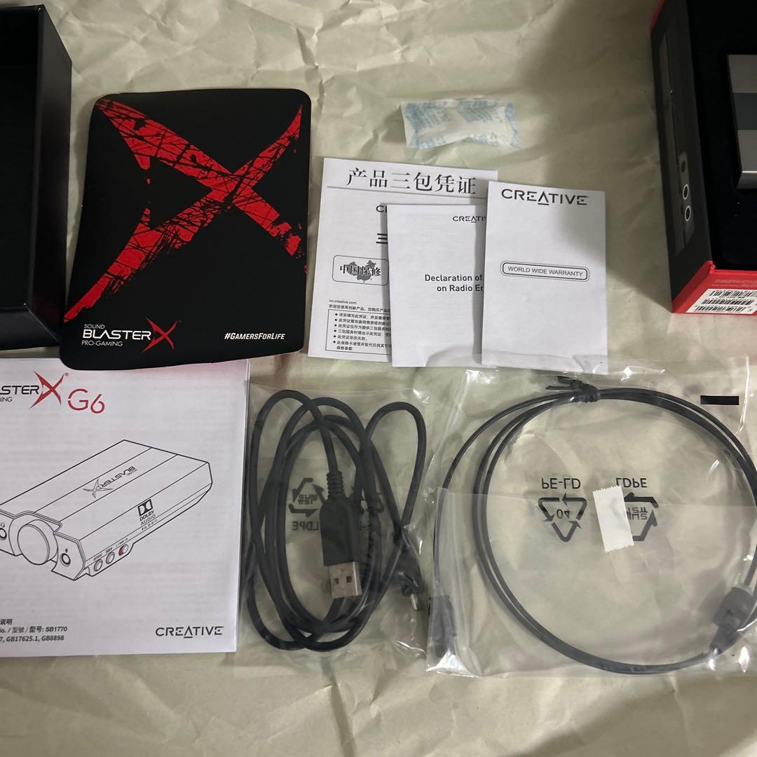 Creative Sound BlasterX G6 サウンドカード