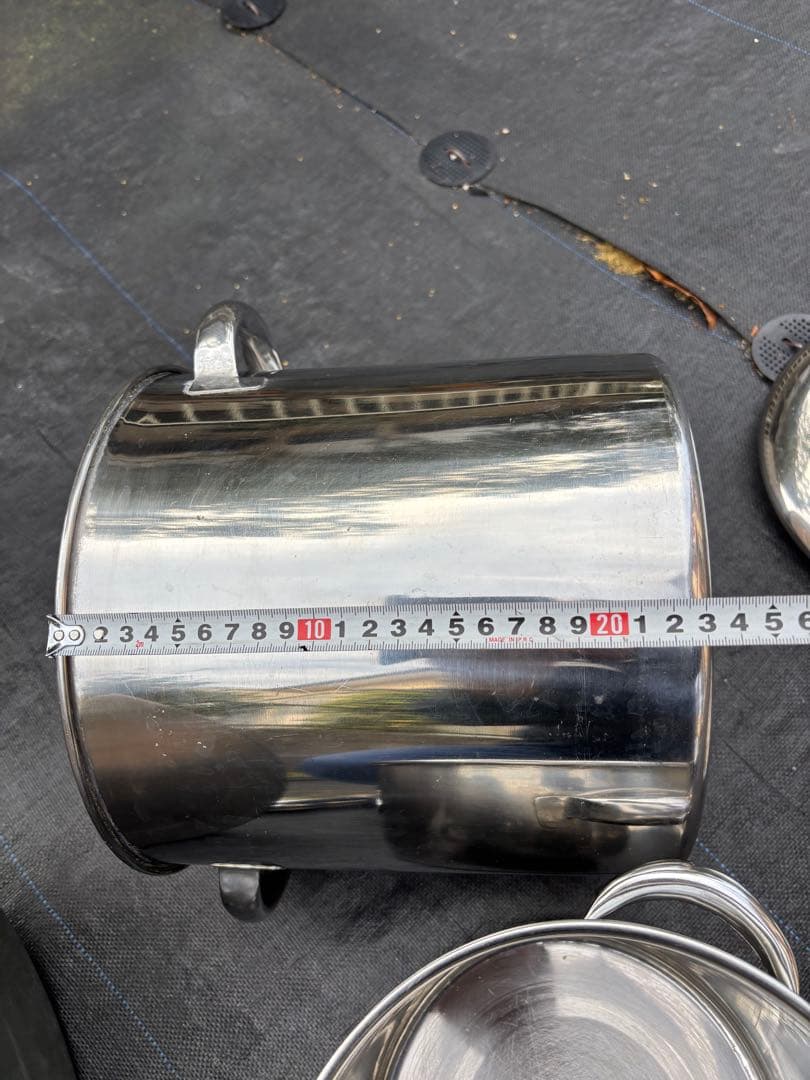 ステンレスポット　3個セット