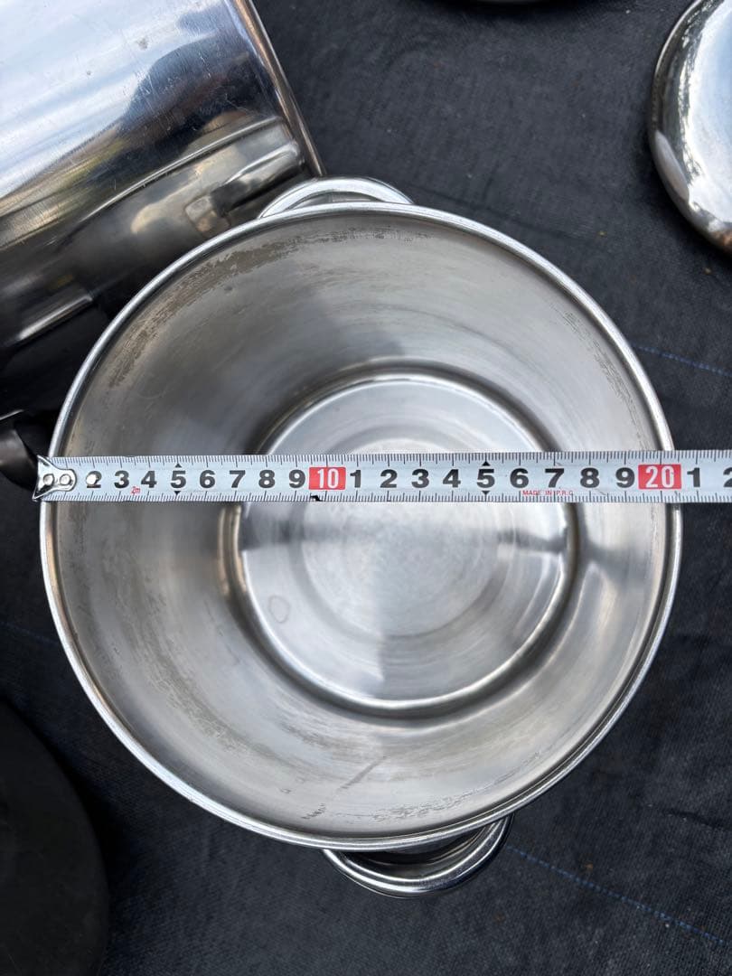 ステンレスポット　3個セット