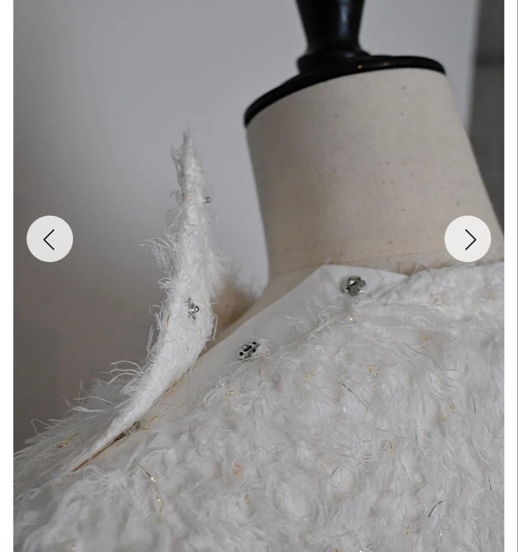 chieko+ フラッフィードレスシャツ　サイズ38