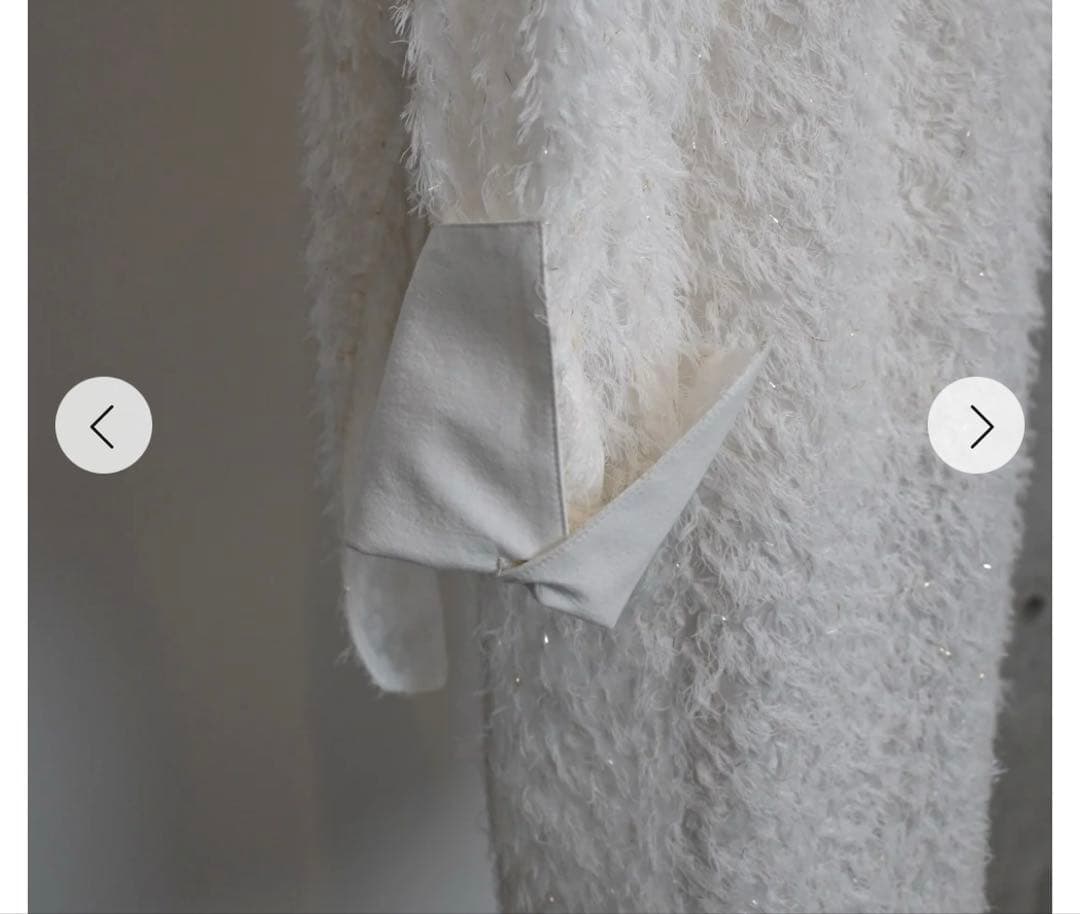 chieko+ フラッフィードレスシャツ　サイズ38