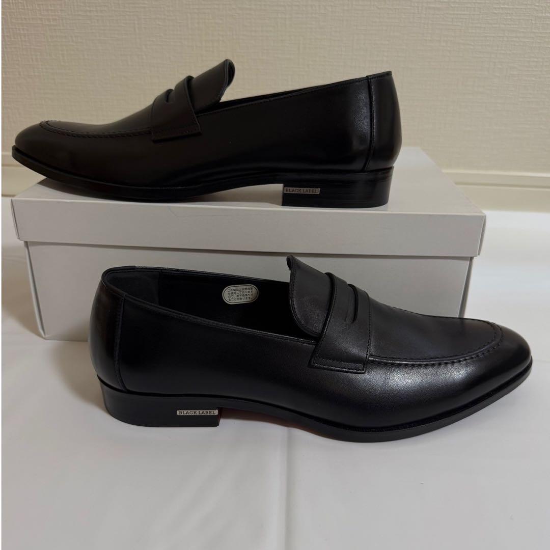 未使用ブラックレーベルクレストブリッジ　　レザーローファー　26㎝　日本製