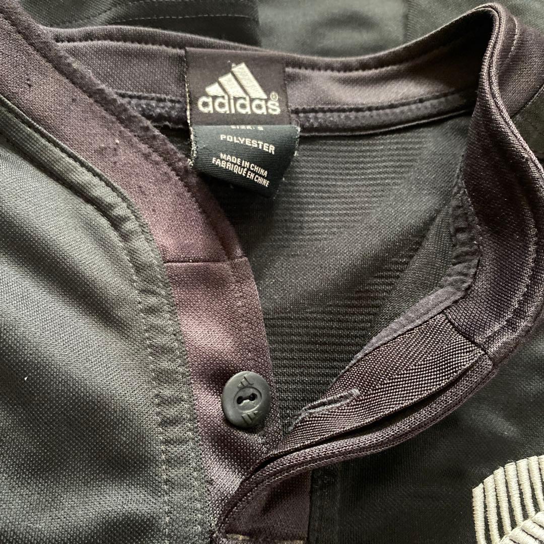 adidas ALL BLACKS ラガーシャツ S☆レア☆中古☆NＺで購入