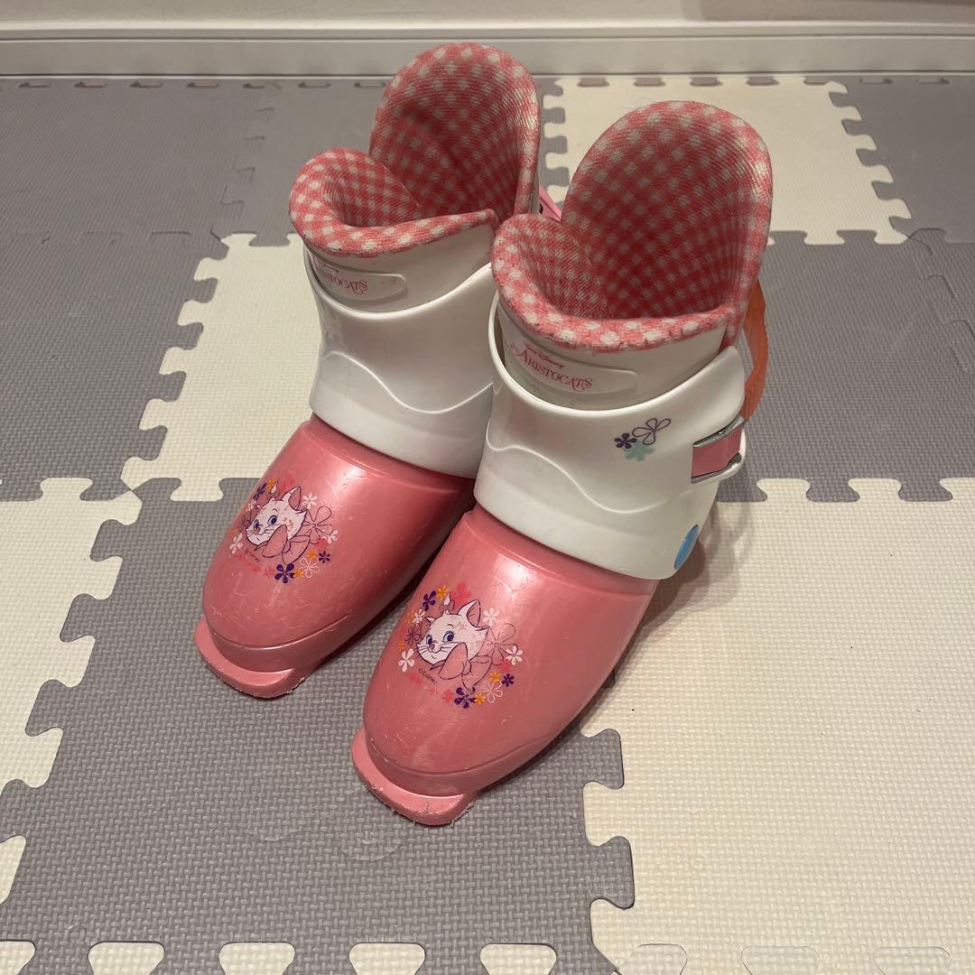 KAZAMA スキー板 106㎝　ストック ブーツ　4点セット　マリーちゃん