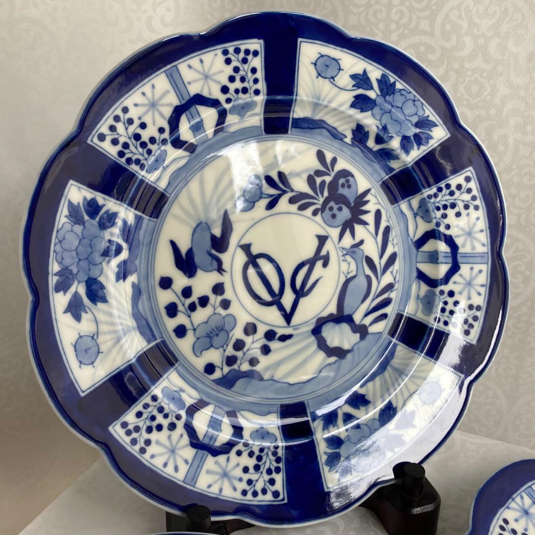 深川製磁　VOC ミート皿　約27㎝　3枚