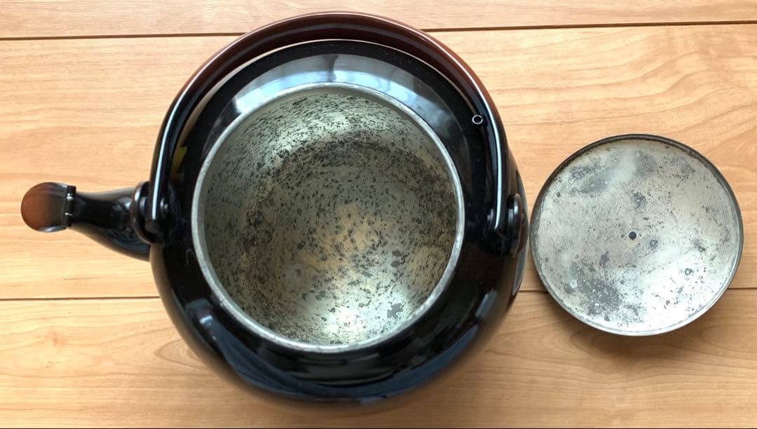 腰黒やかん　金属製茶器