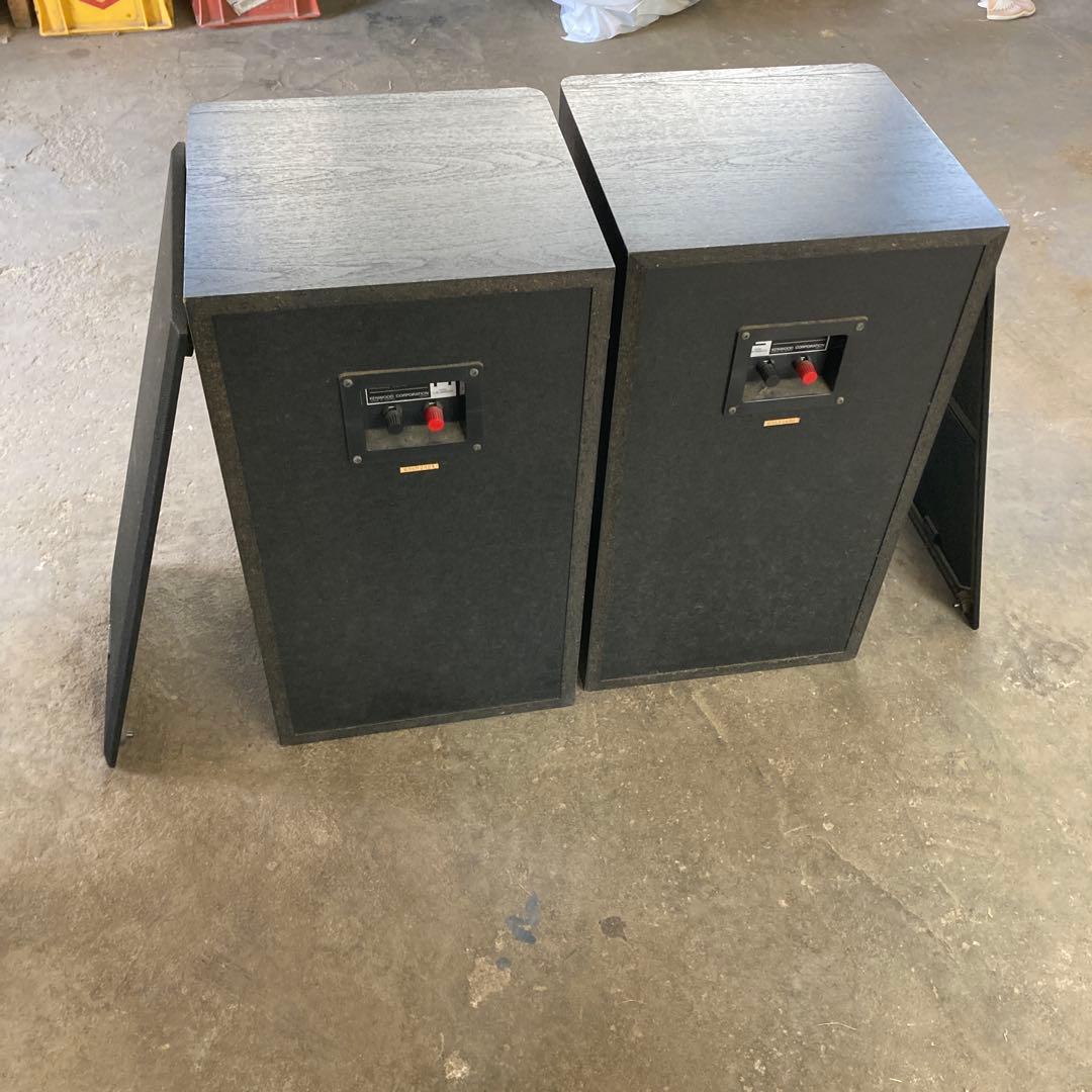 n*n様 ケンウッド ls-880d スピーカーセット 木目調 黒 ブラック