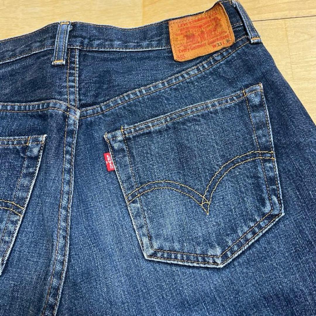 90s リーバイス501 50s-xx 革パッチ 赤耳 LVC