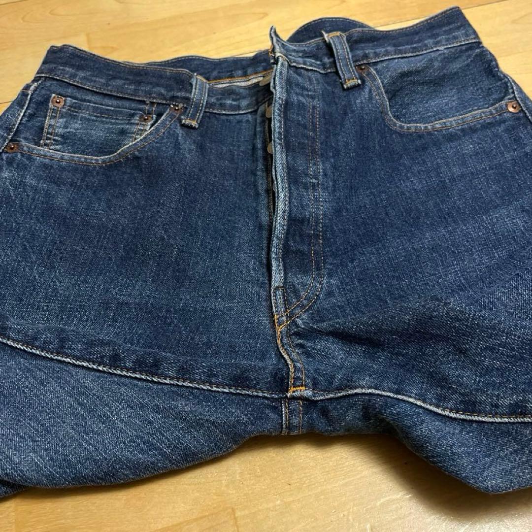 90s リーバイス501 50s-xx 革パッチ 赤耳 LVC