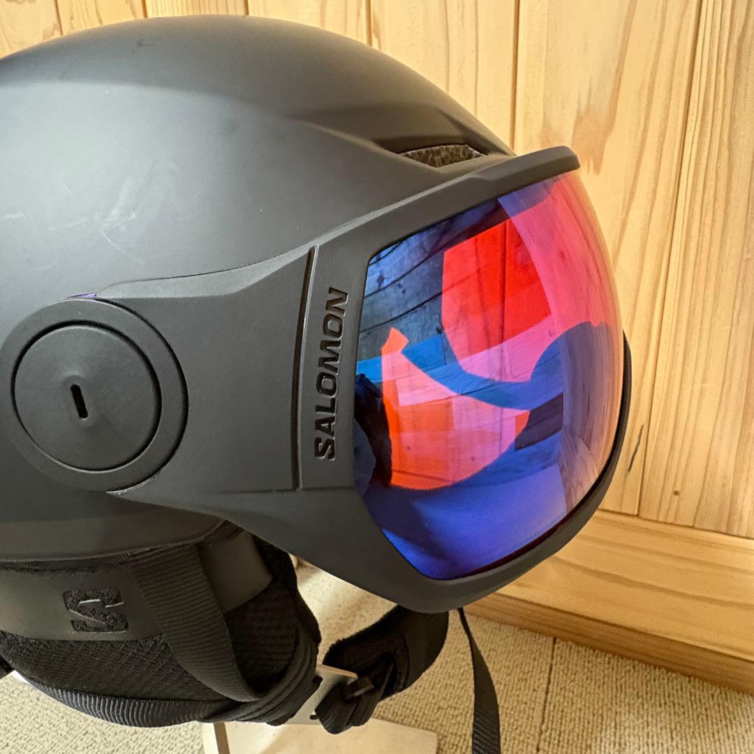 【美品】サロモン ヘルメット PIONEER LT VISOR