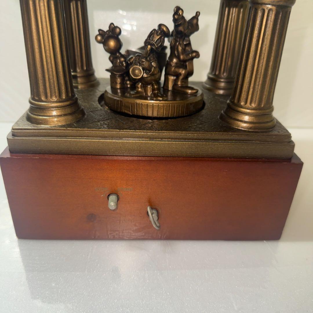 ディズニー ミッキーマウス ブロンズ　オルゴール 第一生命　非売品