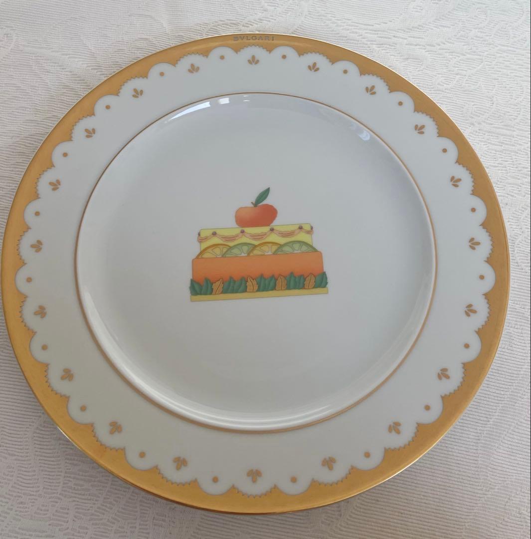 ブルガリ　dolci deco プレート　22.5センチ ローゼンタール製