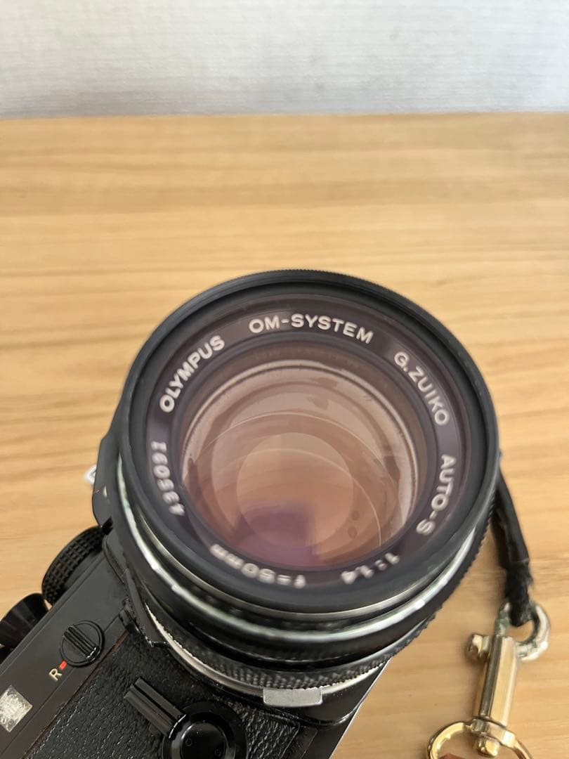 OLYMPUS OM-1一眼レフ　AUTO-S 50mmf1.4レンズ付き