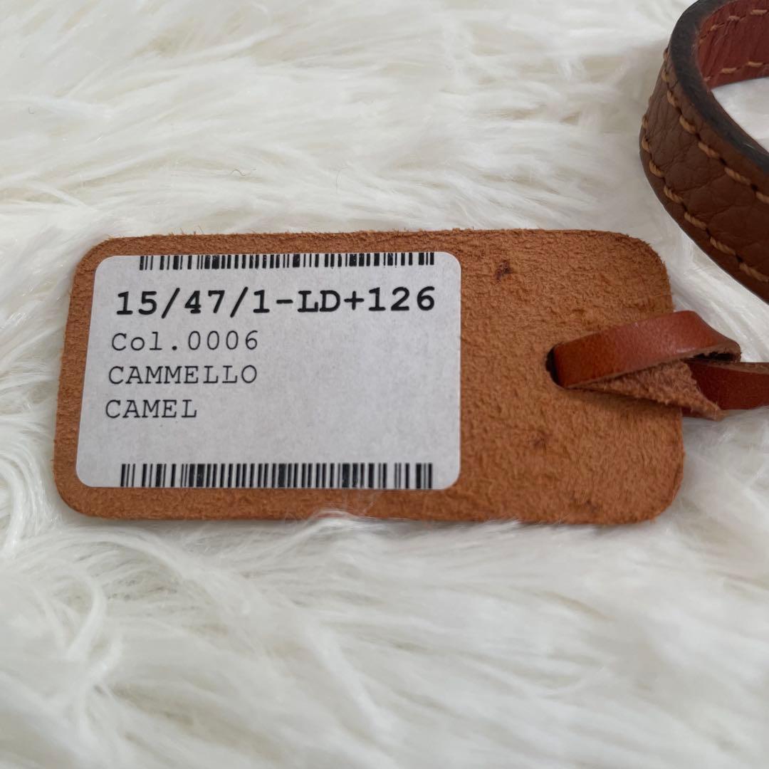 新品 フェリージ サコッシュ ショルダーバッグ レザー ブラウン 本革 ポーチ