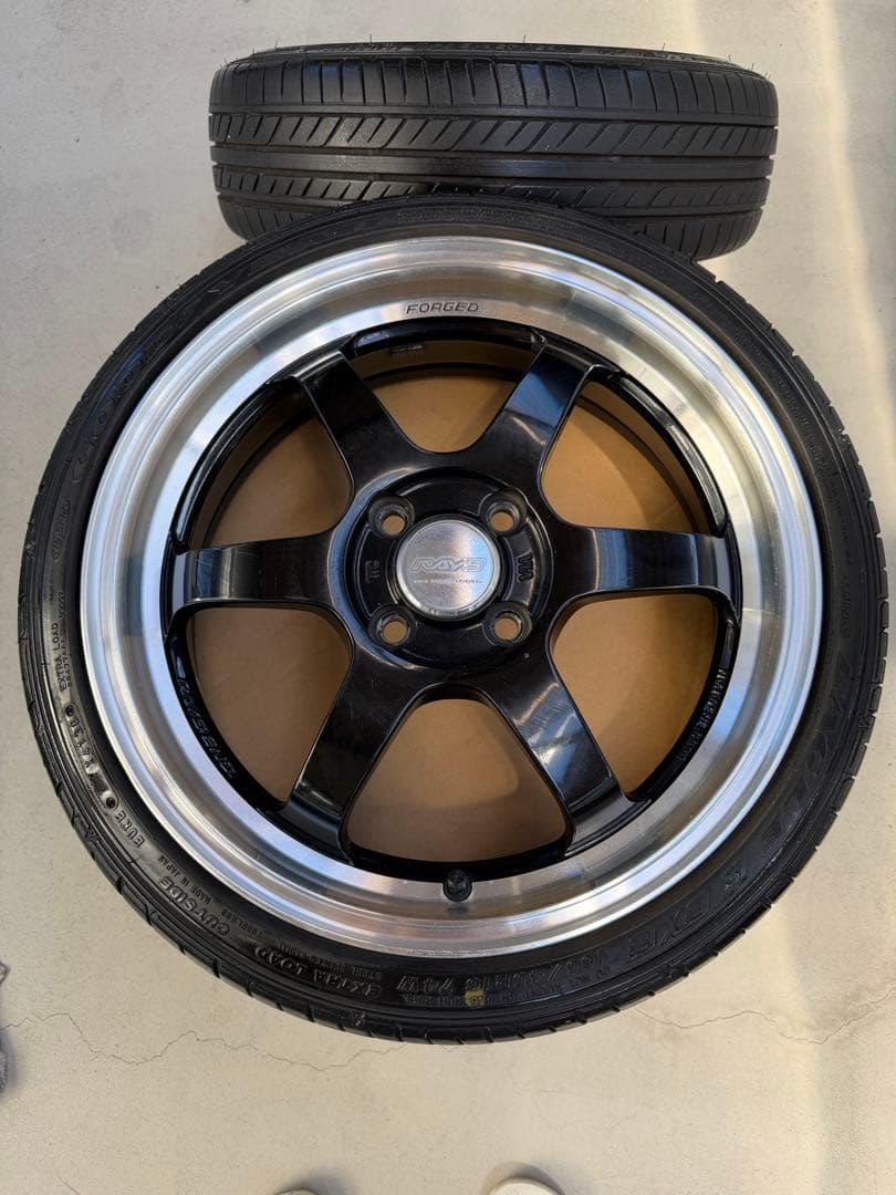 [程度普通]軽自動車用 RAYS VOLK RACING TE37 KCR