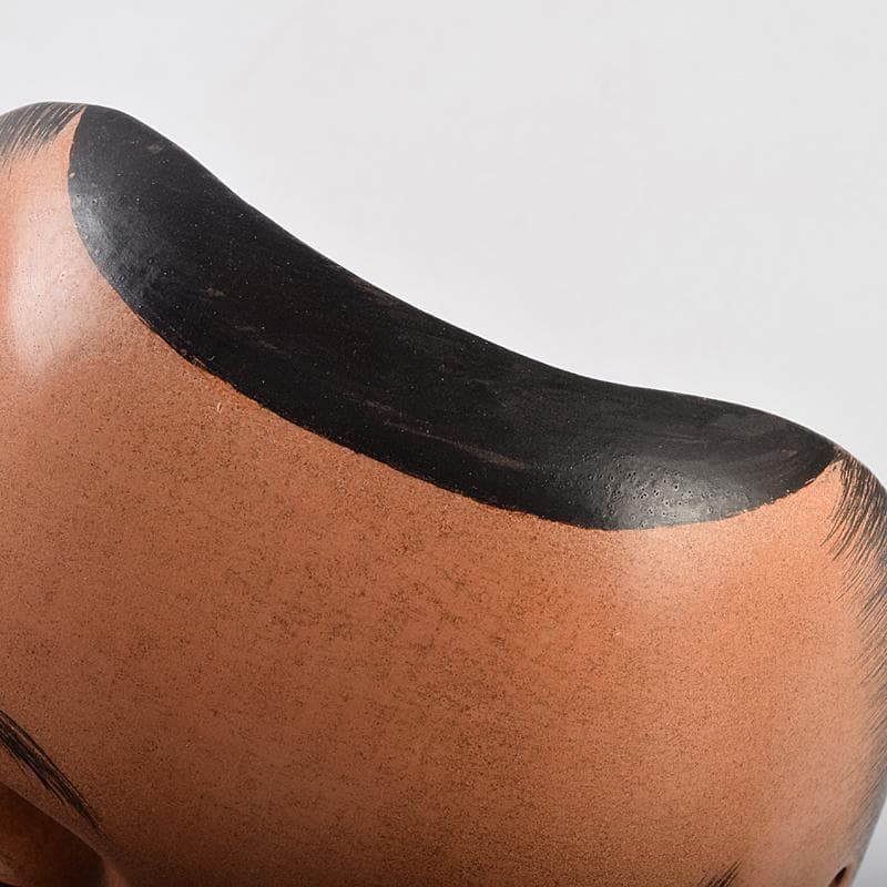 能面　能楽　雅楽　木彫　怪士　V　R9493