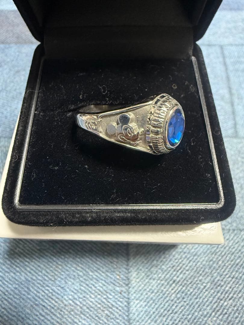 BEAMS×Jostensディズニーコラボ　カレッジリング　限定　18号