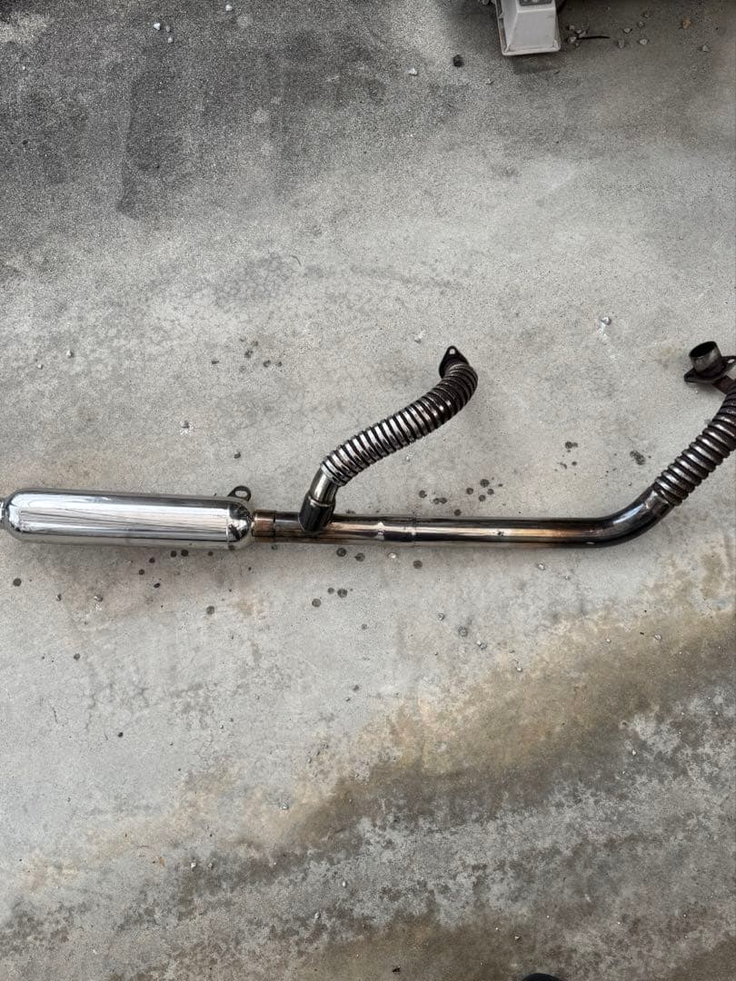 ドラッグスター400クラシック2in1マフラー