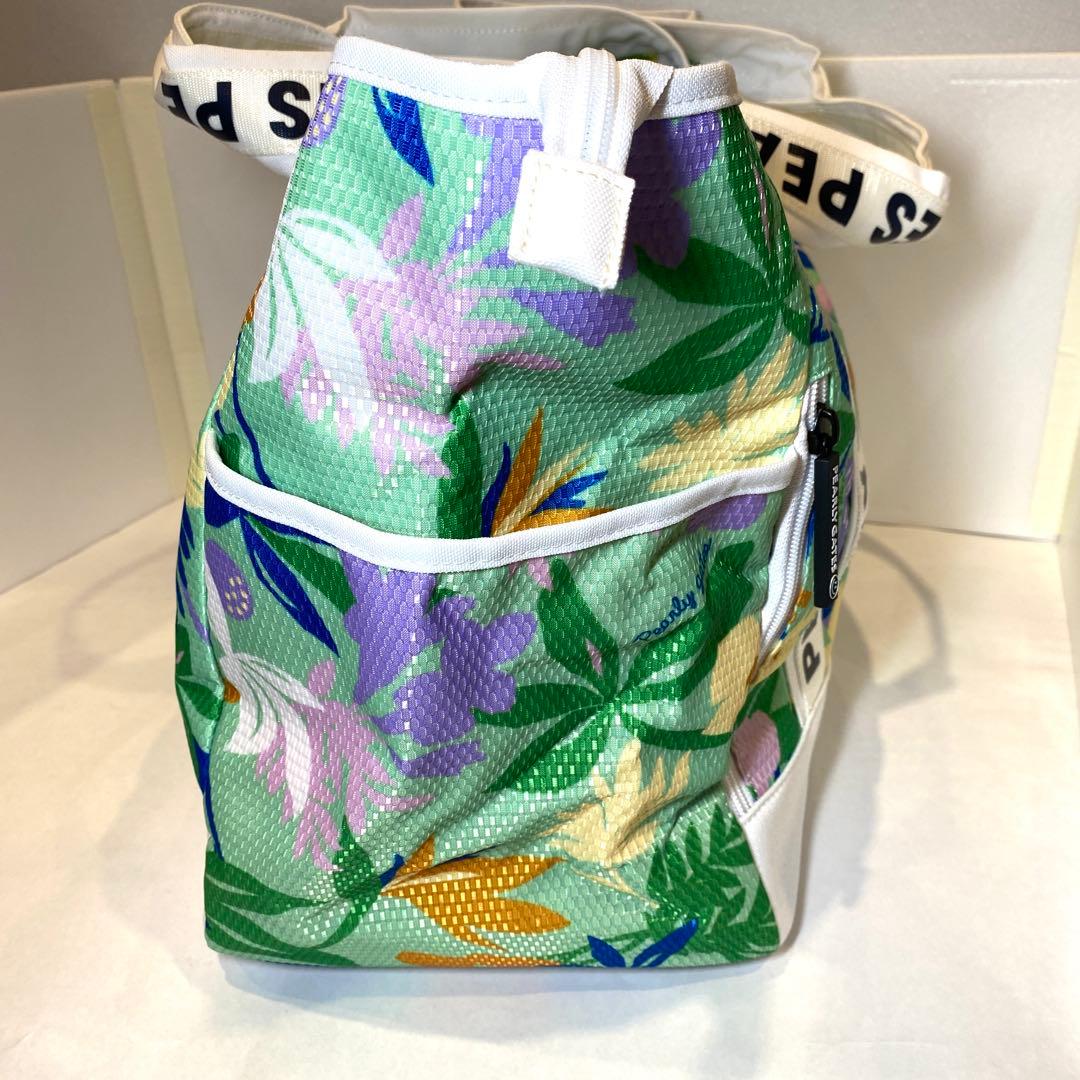 【新品未使用】PEARLY GATES ボタニカル柄メッシュトートバッグ