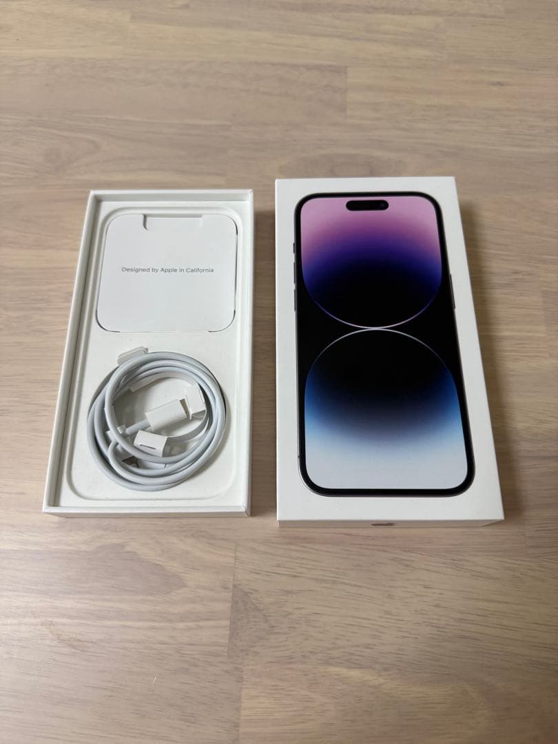 【値下中・付属品あり】iPhone14 Pro 128GB ディープパープル