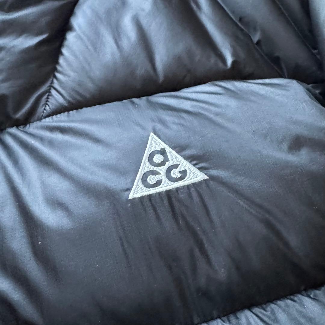 XXL NIKE ACGプリマロフトジャケット　ダウン　フード　ブラック　計量