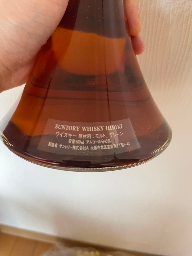 サントリーウイスキー 響 楽器ボトル ホルン型 500ml 43％