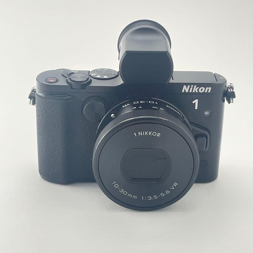 【美品・返品保証】Nikon 1 V3 ブラック 標準レンズキット