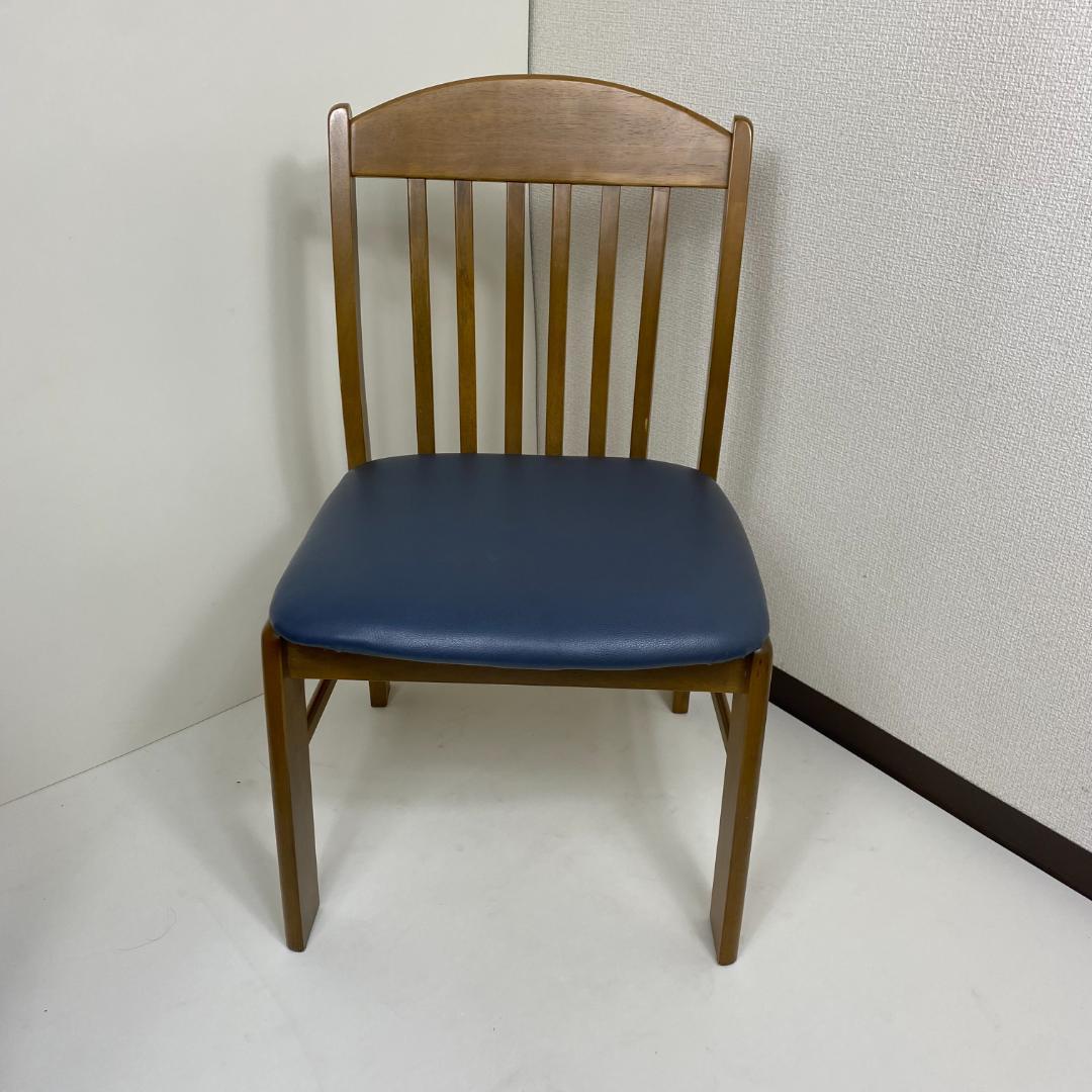 【匿名配送】2脚セット 松田家具 ダイニングチェア 椅子 昭和レトロ 木製