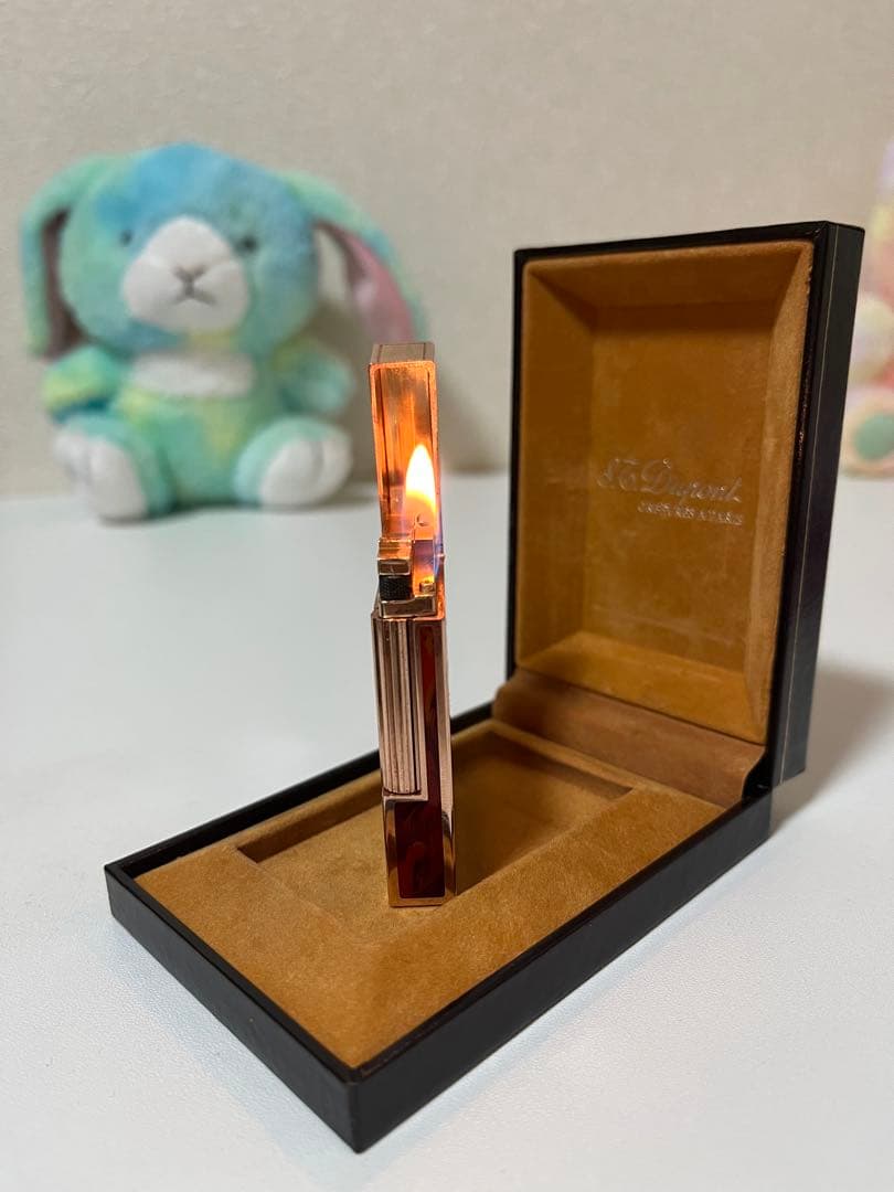 デュポンライター　ガスライター　超レアモデル、純正漆　高額モデル　ほぼ新品　本物