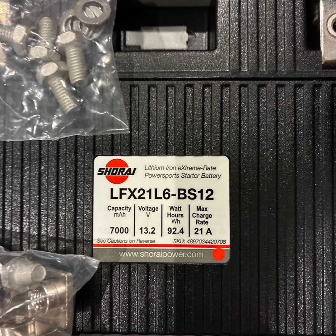 SHORAI バッテリー 取扱説明書付き