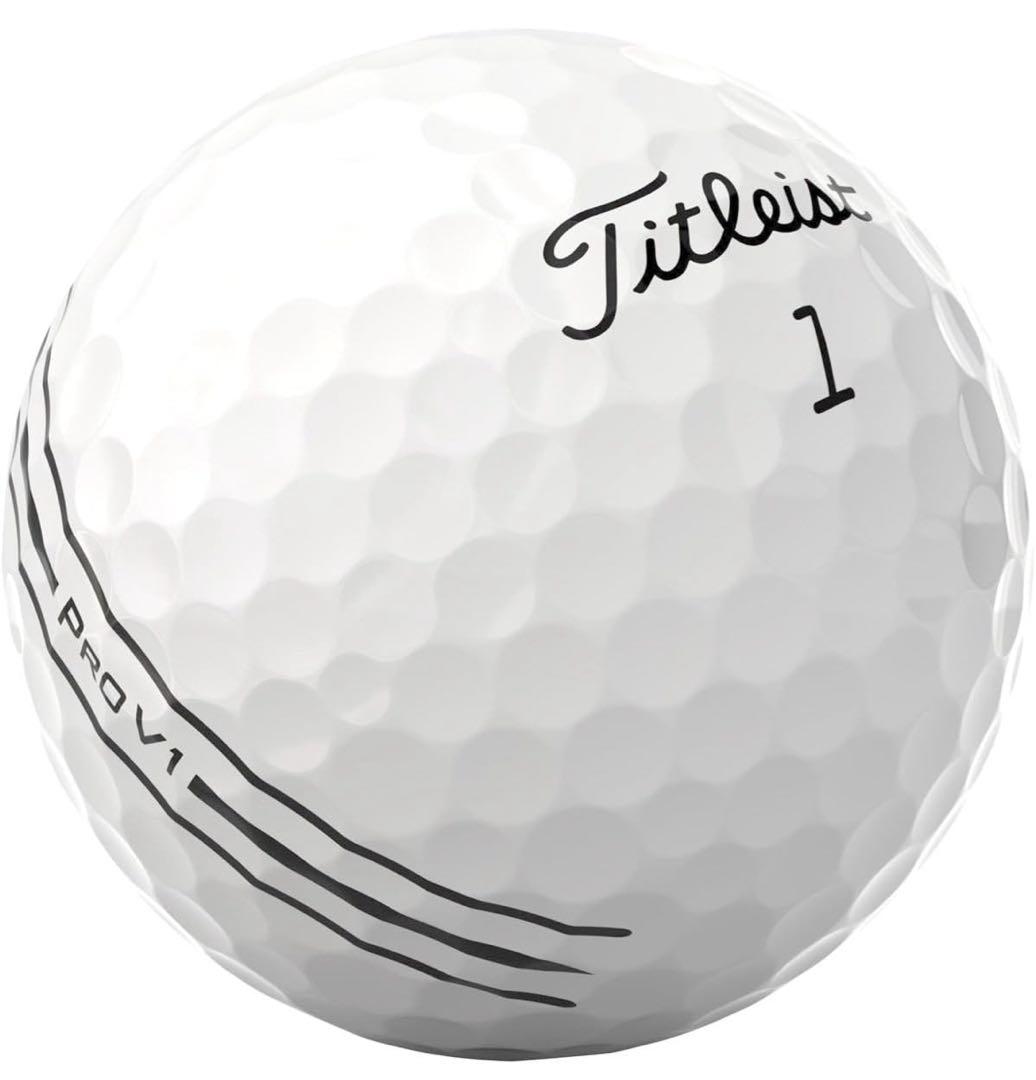 タイトリストプロV1AIM Enhancedボール 25年ローナンバー3ダース