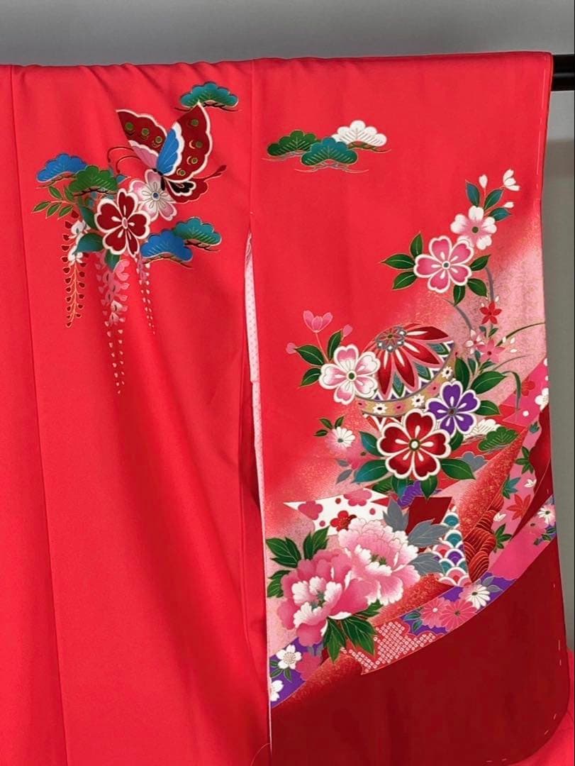 【激安】新品お祝い着正絹四つ身襦袢付き132