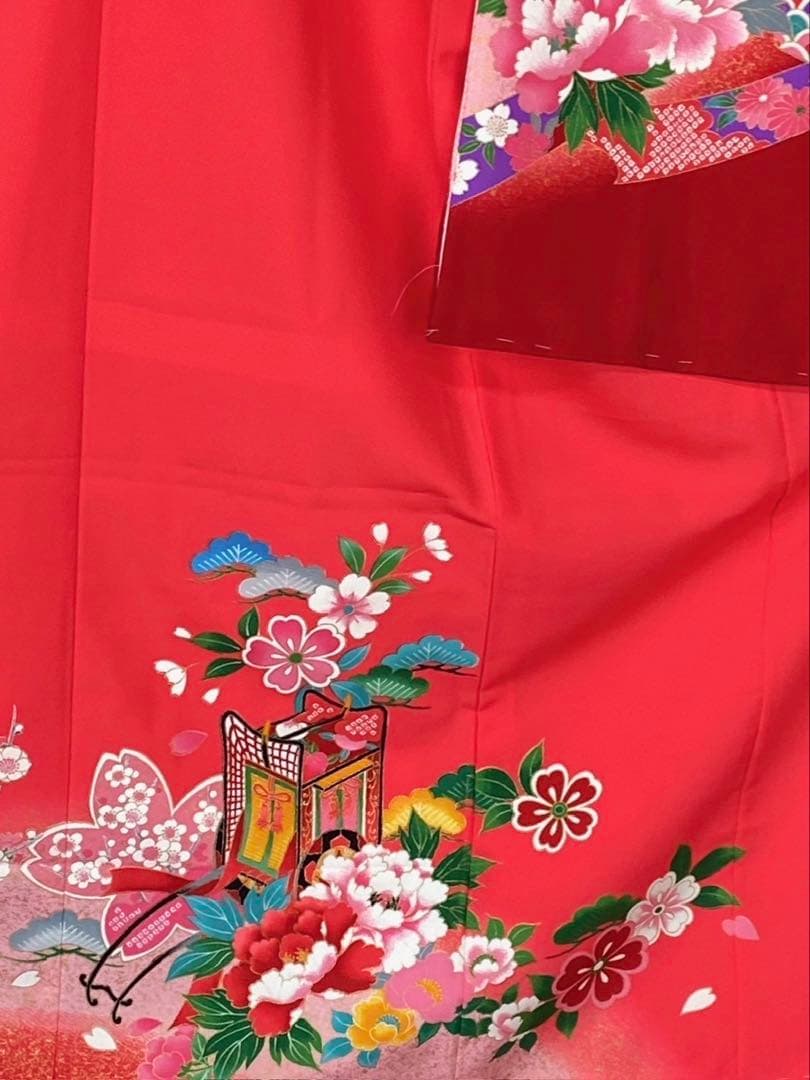 【激安】新品お祝い着正絹四つ身襦袢付き132