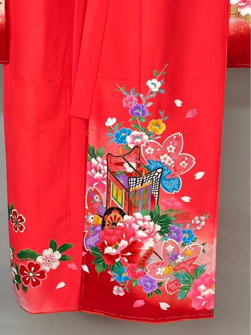 【激安】新品お祝い着正絹四つ身襦袢付き132