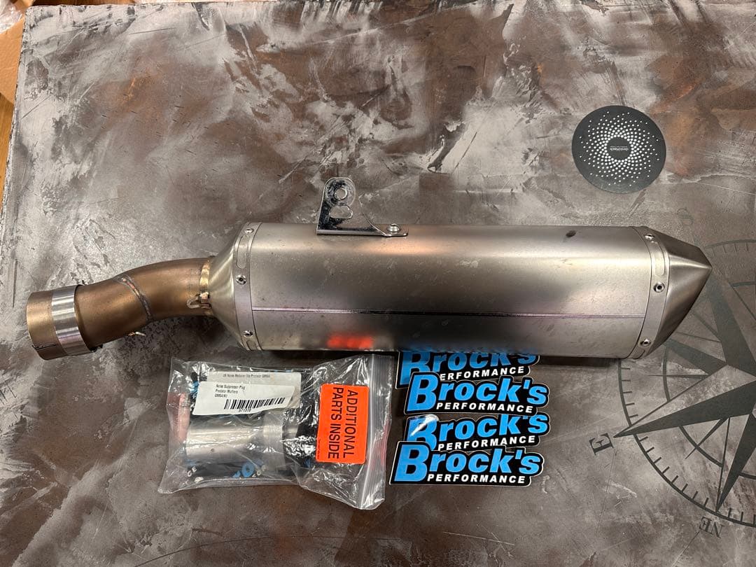 Brock's ステンレスマフラー ninjaH2SXSEカワサキ用 ポン付け