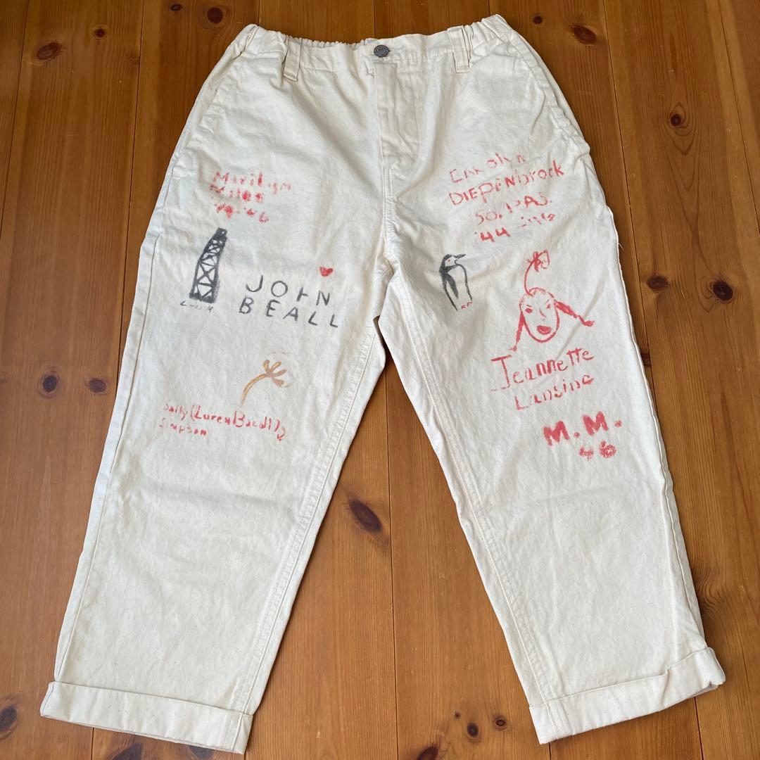 【新品】 デニムアンドダンガリー 落書き ペインターパンツ チノパン レア 希少