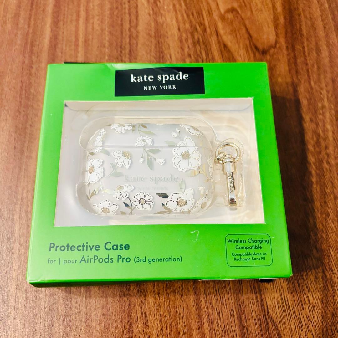 ケイトスペード AirPodsPro3 ケース 花柄