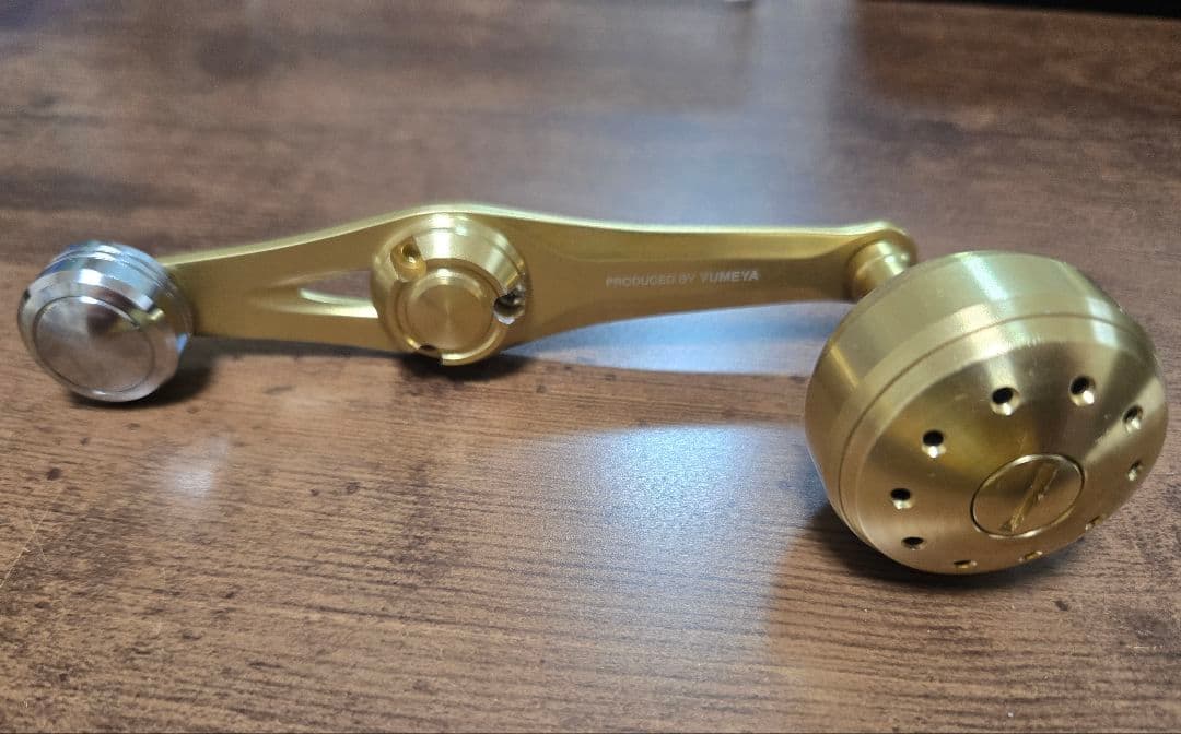 夢屋　パワーバランスハンドル　アルミゴールド