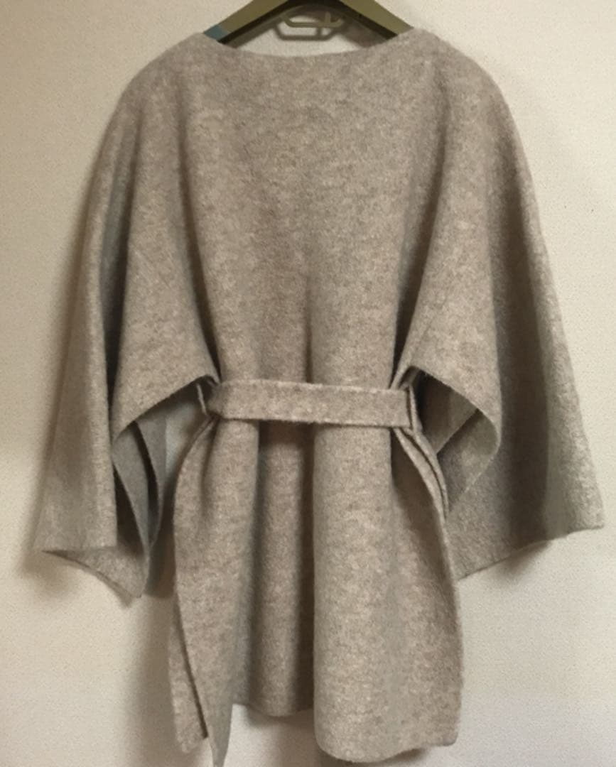 ローレンマヌージアン　アルパカポンチョ　ケープニット　美品