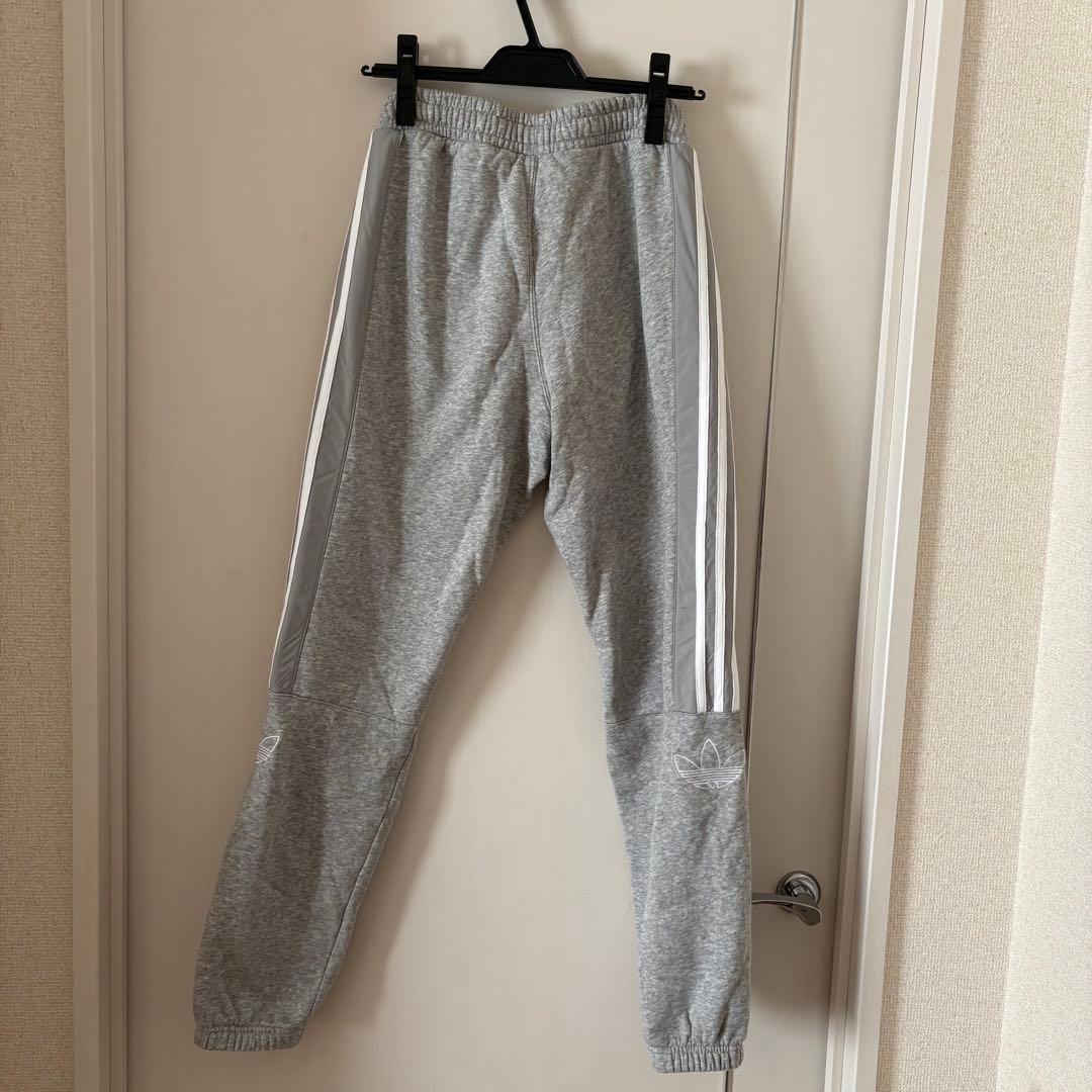 adidasアディダスオリジナルス セットアップ グレー上S下M