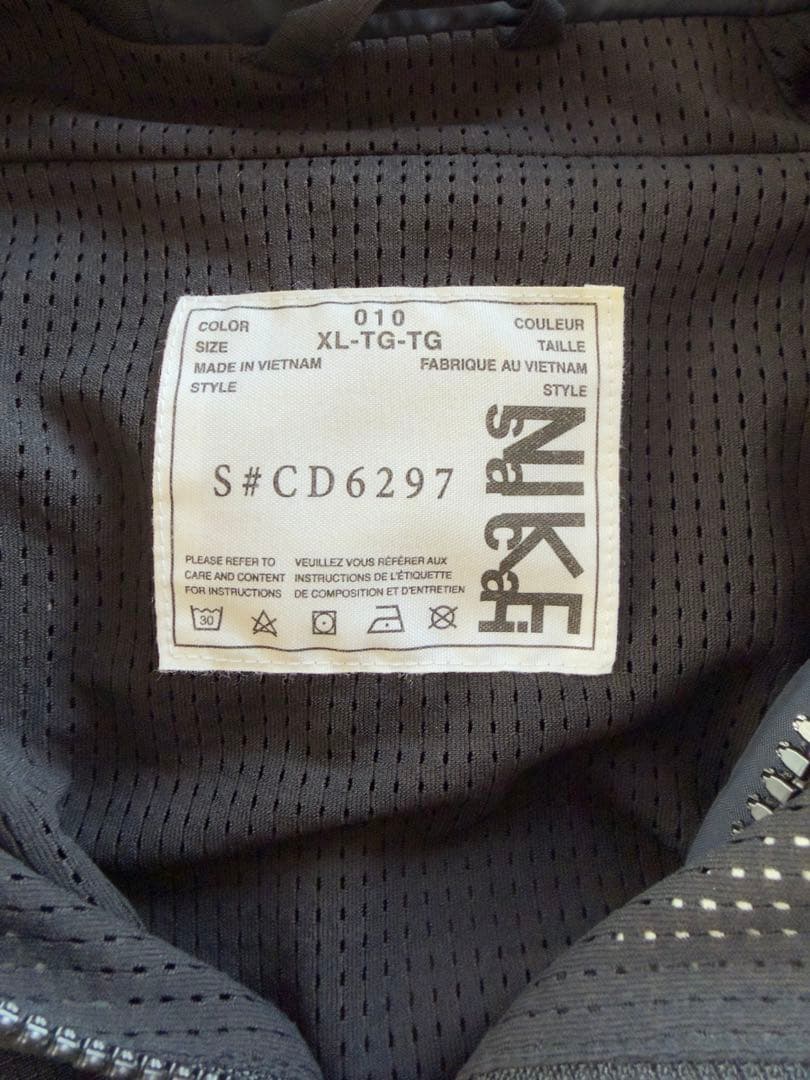新品未使用 希少XL sacai NIKE Double Zip Jacket